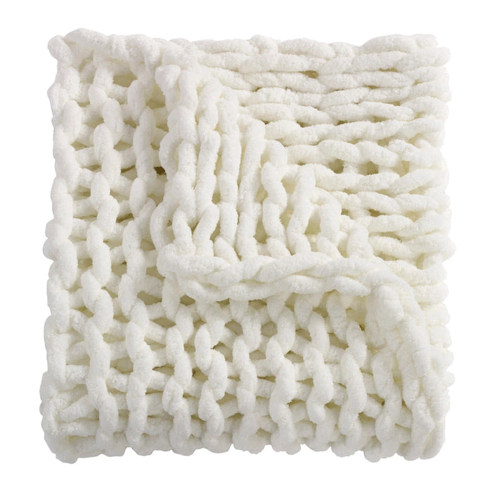 Chenille Chunky Knit Blankets (8 Colors Available)