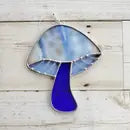 Stained Glass Mushroom Suncatcher by Wild Lark