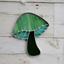 Stained Glass Mushroom Suncatcher by Wild Lark
