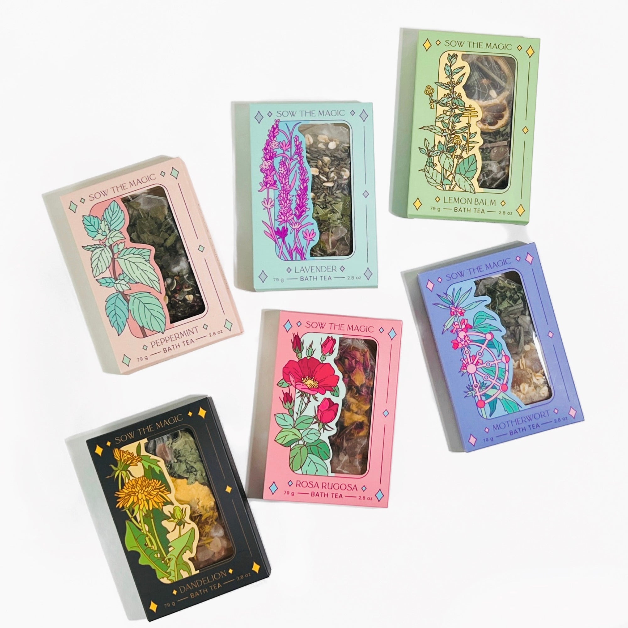 Tarot Botanical Bath Tea Box by Wild Lark