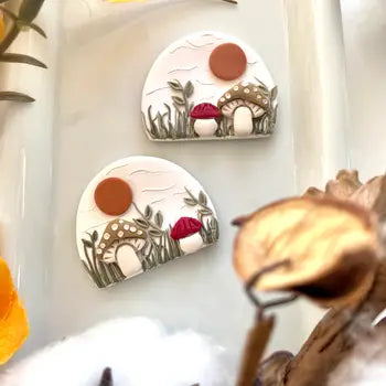 Polymer Clay Earrings by Wild Lark