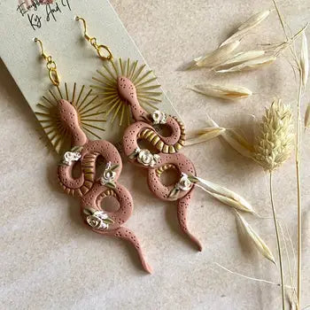 Polymer Clay Earrings by Wild Lark