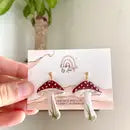 Polymer Clay Earrings by Wild Lark