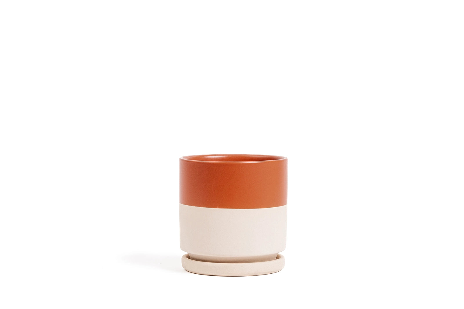 4.5" Campfire Cylinder Pots with Water Saucers by Wild Lark