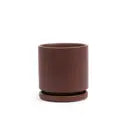 4.5" Campfire Cylinder Pots with Water Saucers by Wild Lark