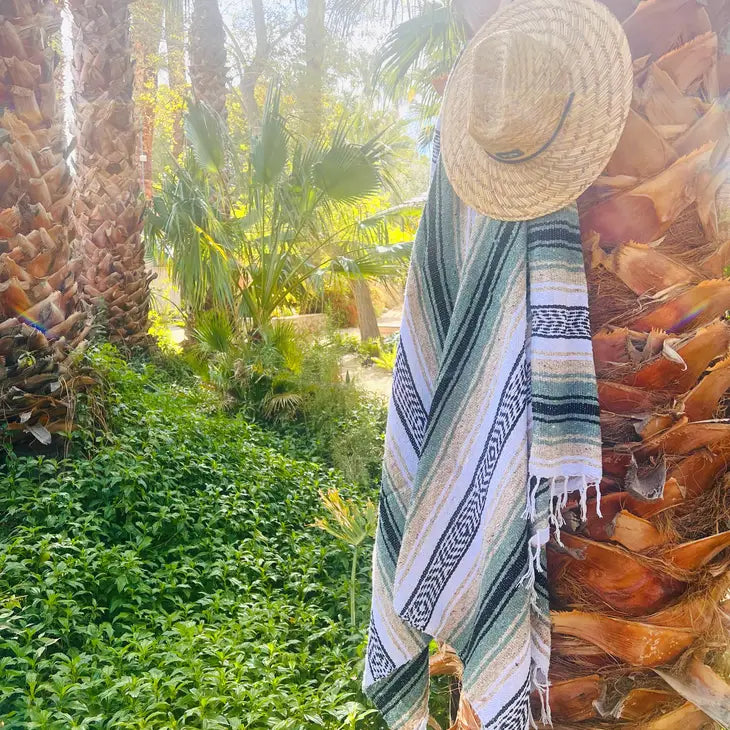 Beach Blanket / Mexican Blanket / Throw Blanket by Wild Lark