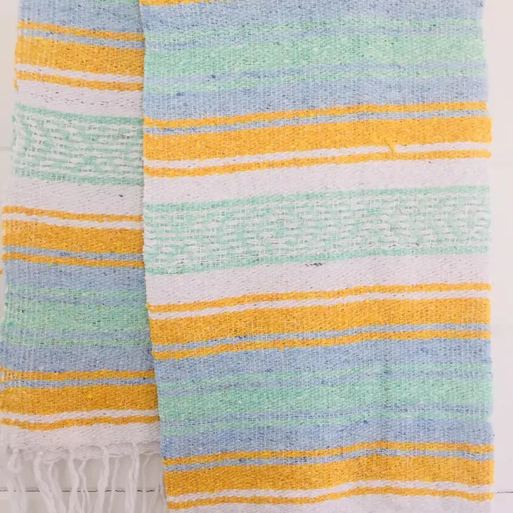 Beach Blanket / Mexican Blanket / Throw Blanket by Wild Lark
