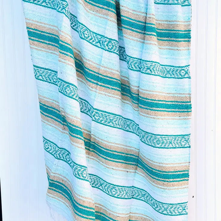 Beach Blanket / Mexican Blanket / Throw Blanket by Wild Lark