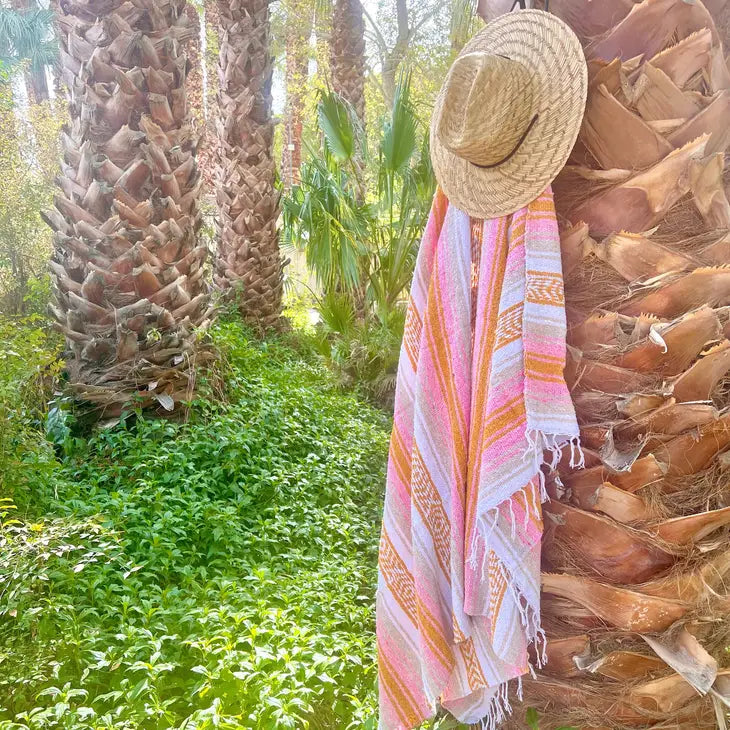 Beach Blanket / Mexican Blanket / Throw Blanket by Wild Lark