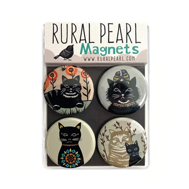Set of 4 - 1.25 inch Magnets by Wild Lark