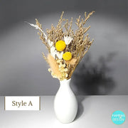 Mini Dried Flower Bouquet - 6 Color Schemes Available (vase not included) by Wild Lark