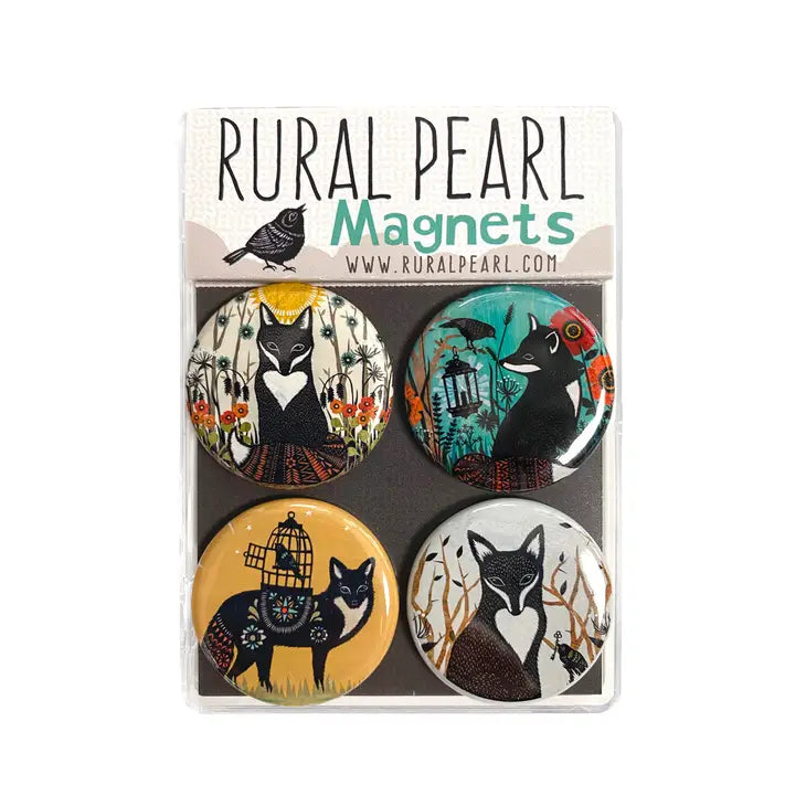 Set of 4 - 1.25 inch Magnets by Wild Lark