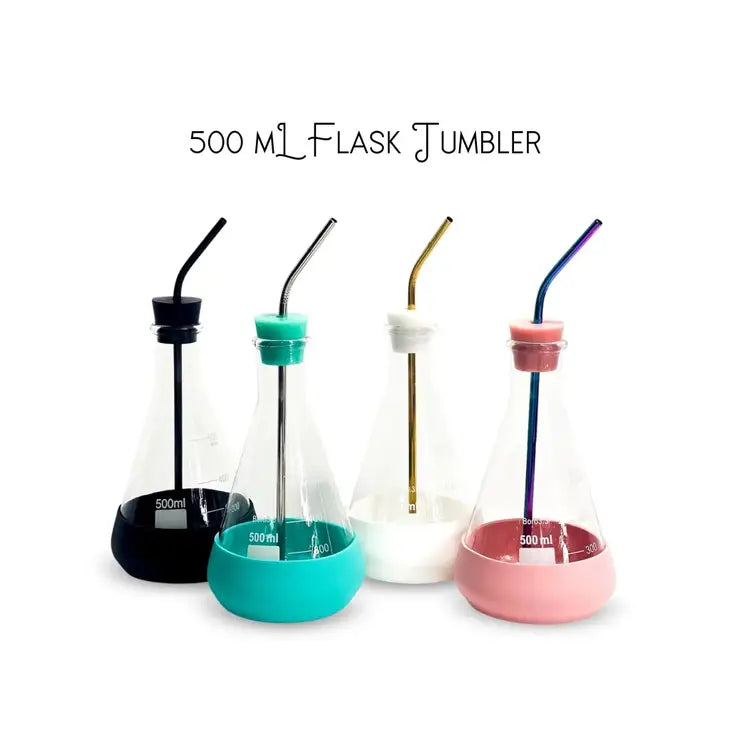 Chemistry Drink Tumbler & Reusable Straw Set by Wild Lark