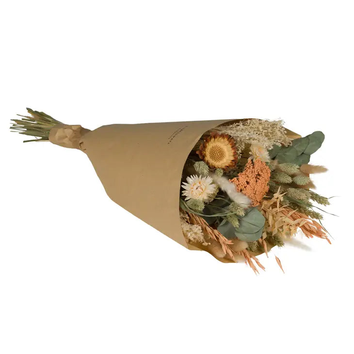 Dried Flowers Field Bouquet Apricot (Three Sizes Available) by Wild Lark