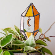 Stained Glass Crystal Plant Stake - Cluster 3 by Wild Lark