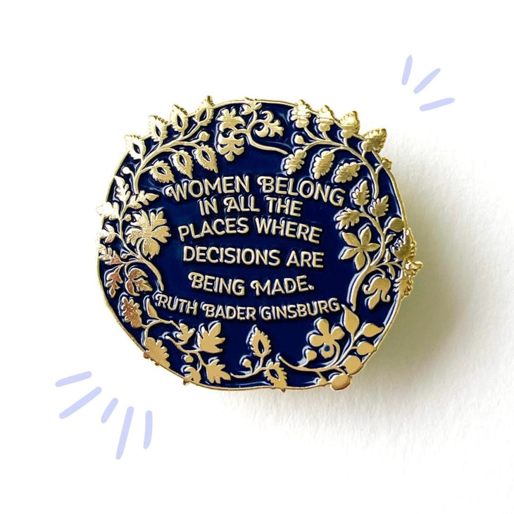Famously Feminist Pins by Wild Lark