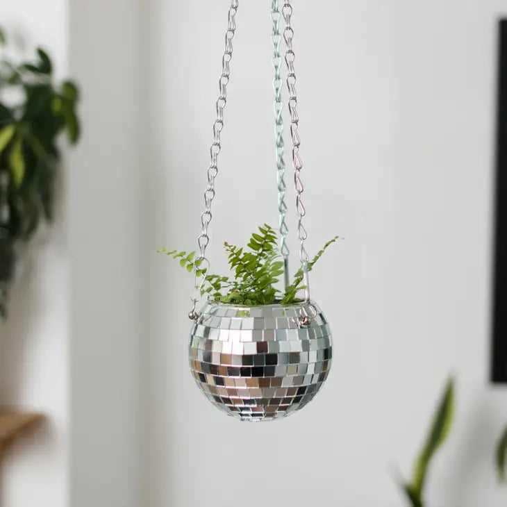 Disco Ball Hanging Planter by Wild Lark