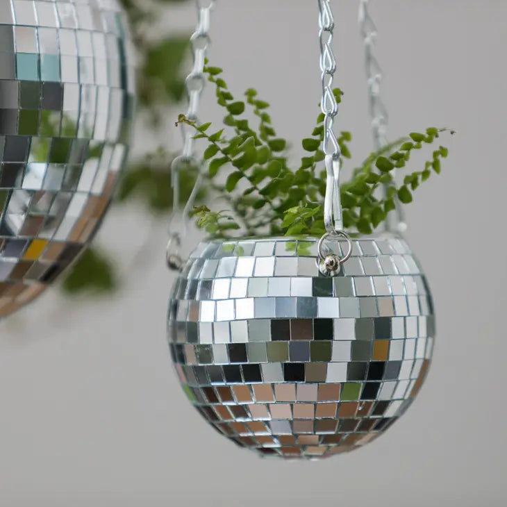 Disco Ball Hanging Planter by Wild Lark