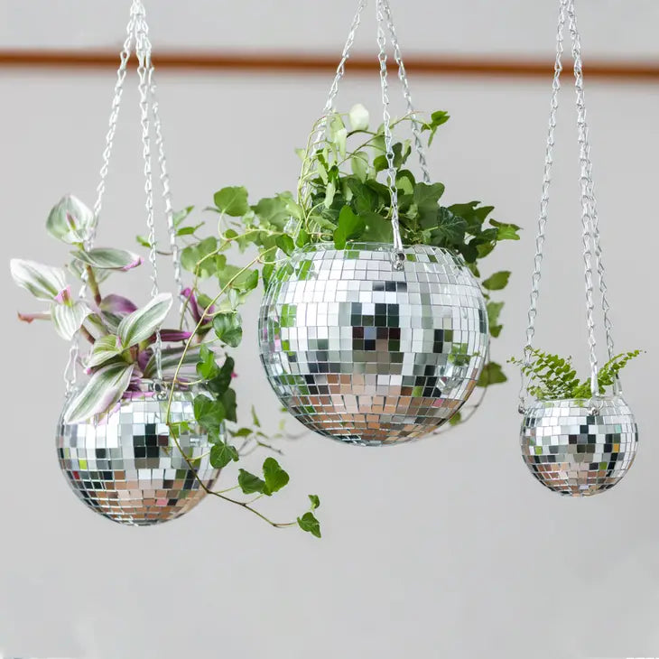 Disco Ball Hanging Planter by Wild Lark