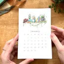 Lizzy Gass Whimsical Shelves Calendar by Wild Lark
