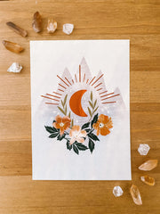 Moon Mountain - Art Print by Wild Lark
