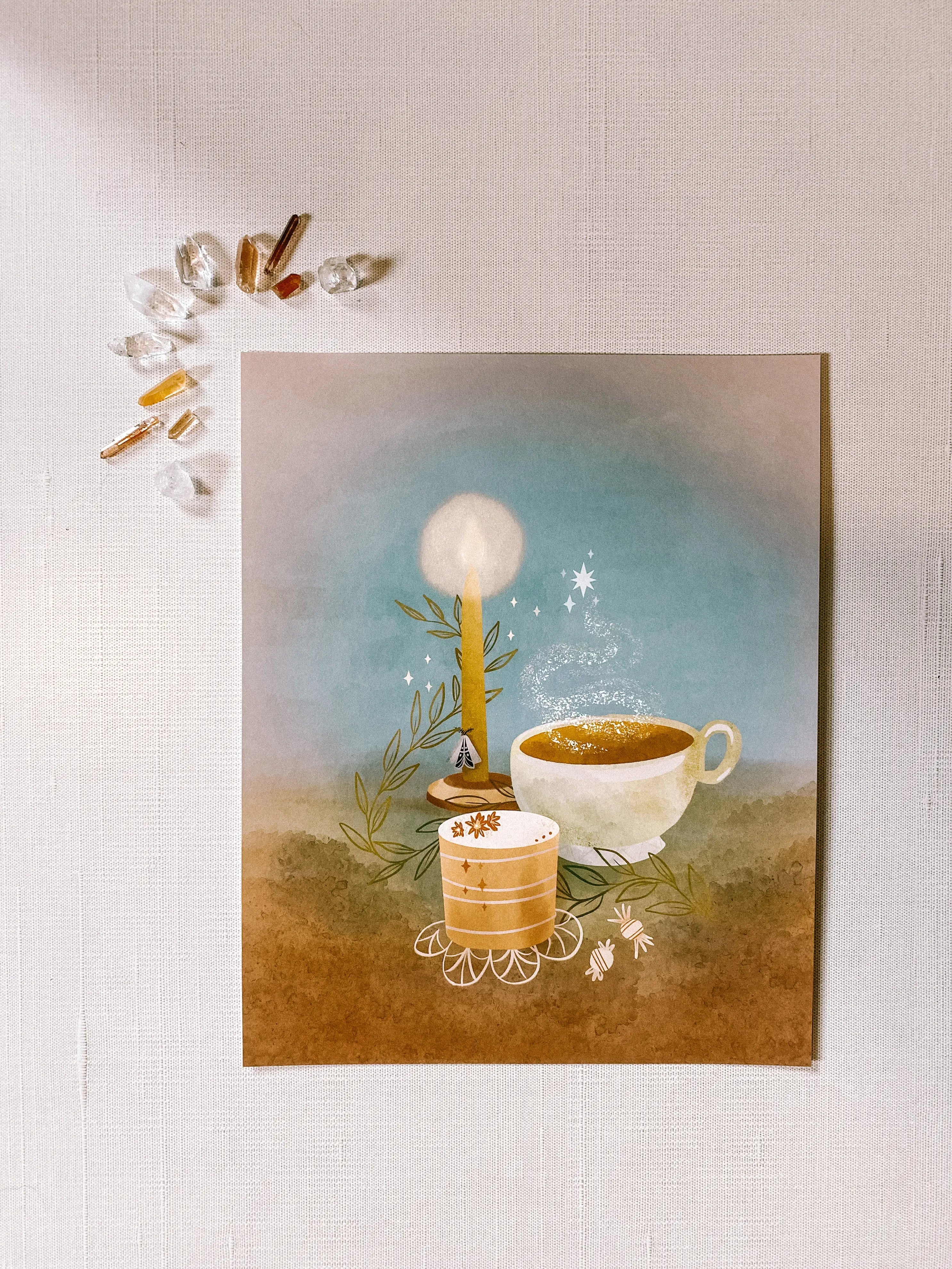 Sweet Treat & Fairy Cakes - Art Print by Wild Lark