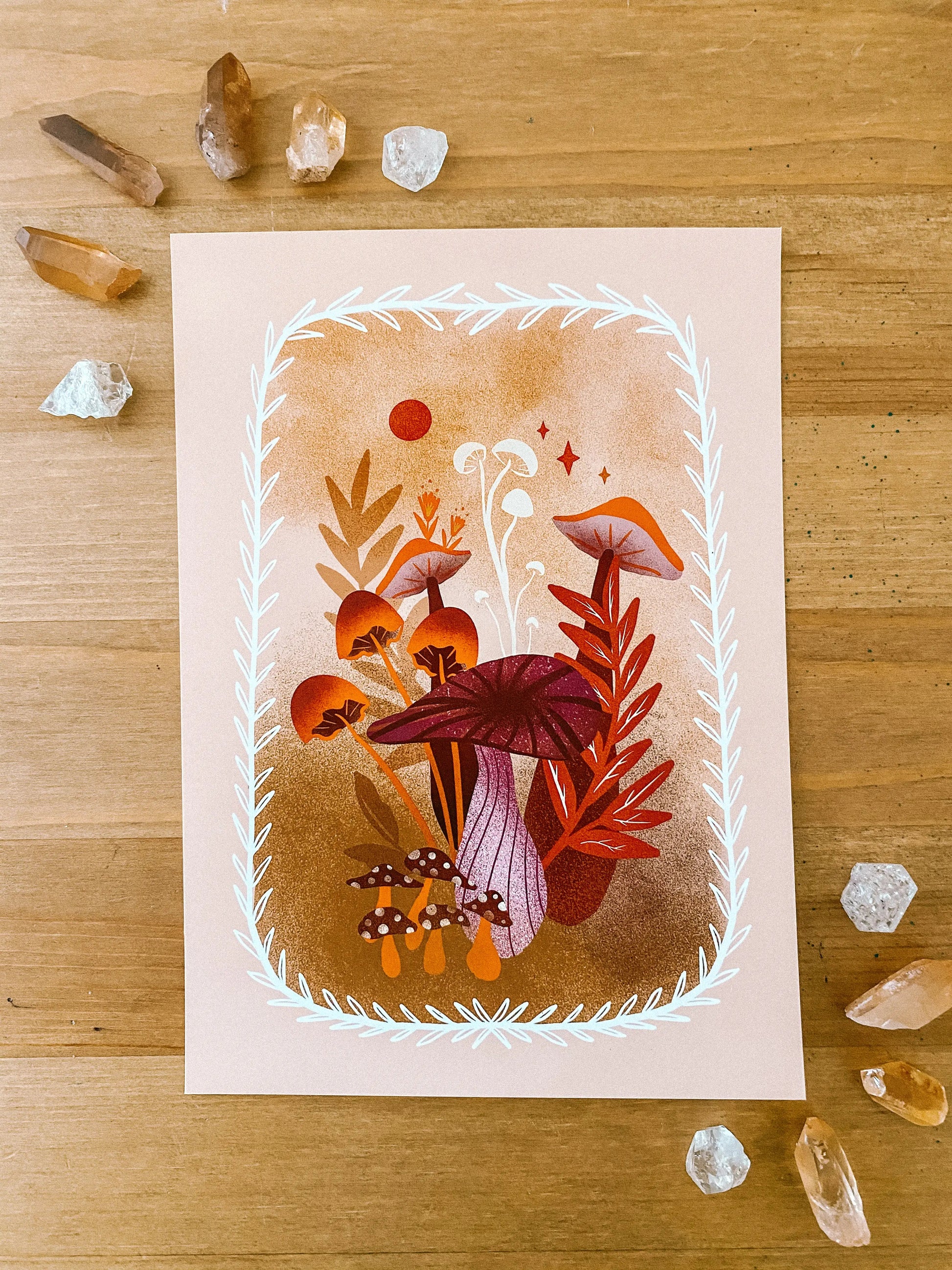 Mushy Forest - Art Print by Wild Lark