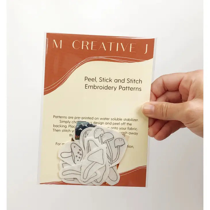 Peel Stick and Stitch - Hand Embroidery Patterns by Wild Lark