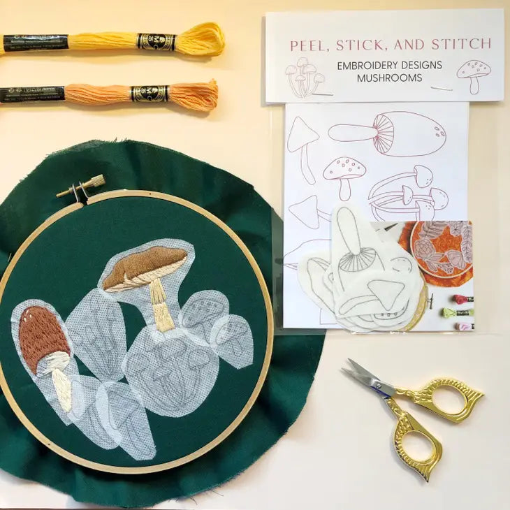 Peel Stick and Stitch - Hand Embroidery Patterns by Wild Lark