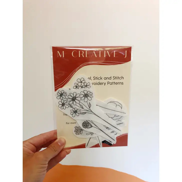 Peel Stick and Stitch - Hand Embroidery Patterns by Wild Lark