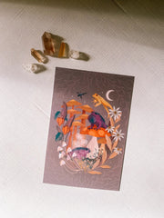 Toads and Toadstools - Art Print by Wild Lark