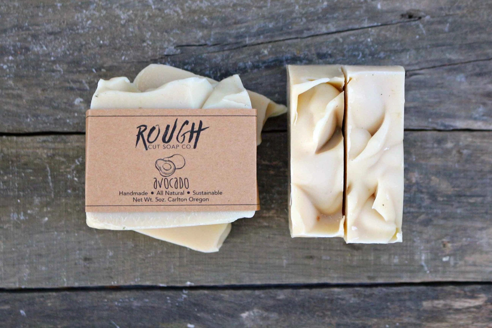 Handmade Rough Cut Soap Bars - Unscented (3 varieties) by Wild Lark