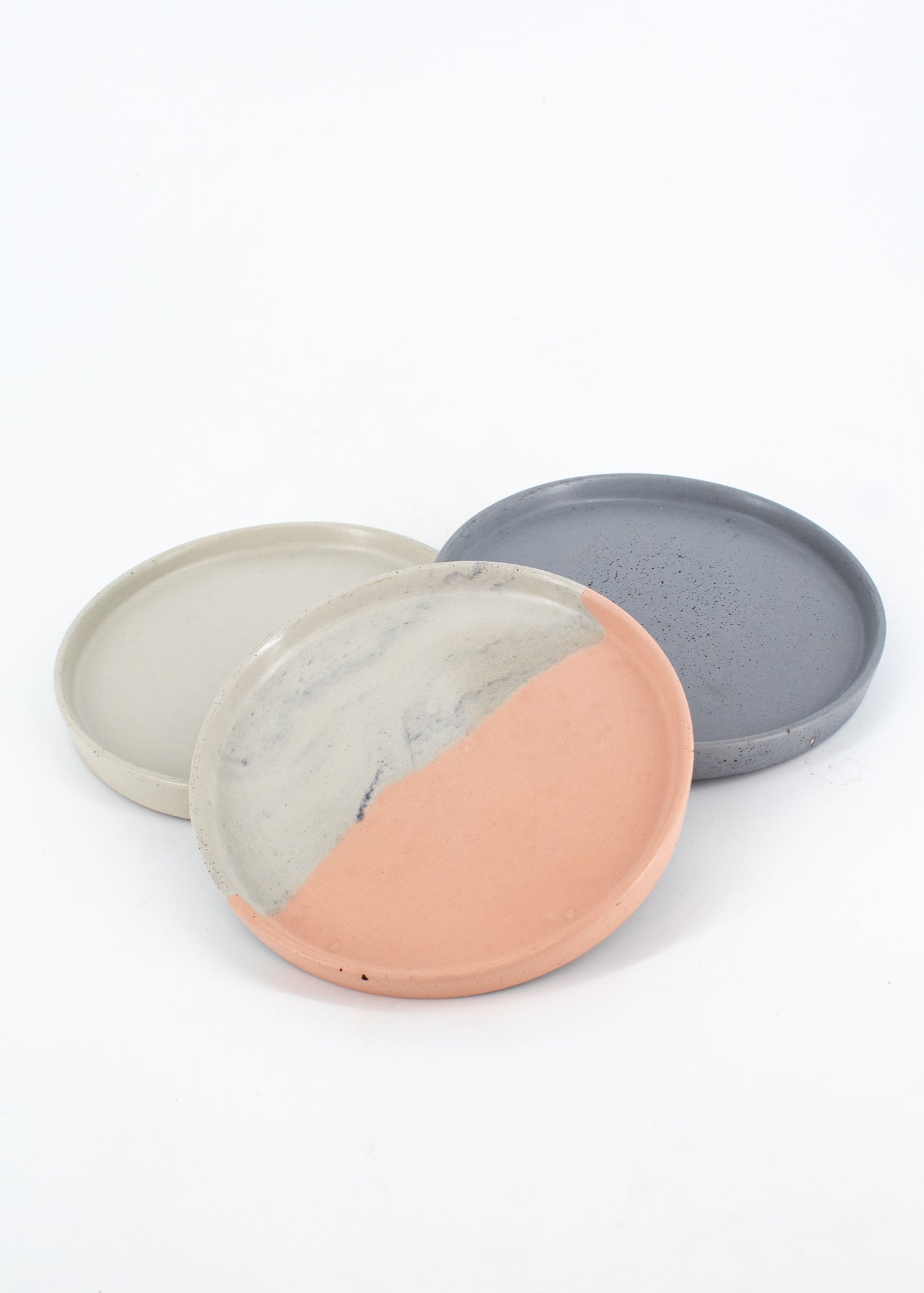 SALE! 6" Concrete Saucers (3 Colors Available) by Wild Lark