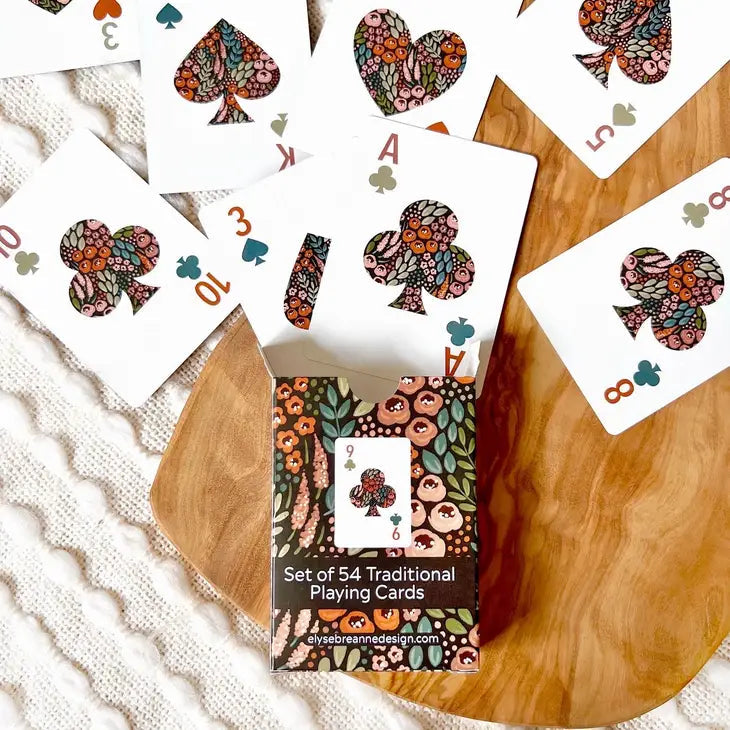 Floral Playing Cards by Wild Lark