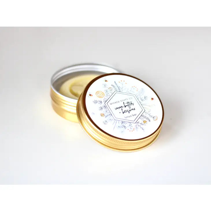 Cocoa Butter + Beeswax Lotion Bar by Wild Lark
