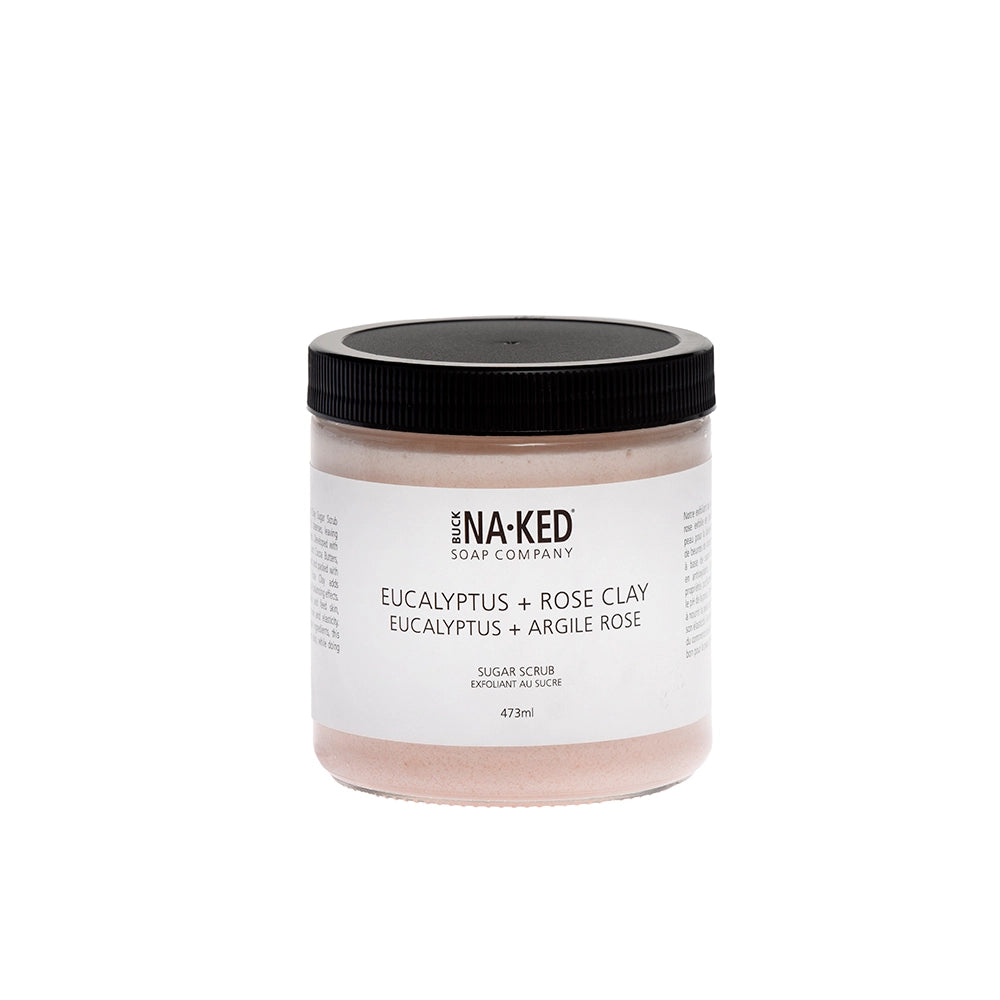 Eucalyptus + Pink Clay Sugar Scrub by Wild Lark
