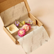 Christmas Gift Box - Dried Flowers - Message in A Box - Small by Wild Lark
