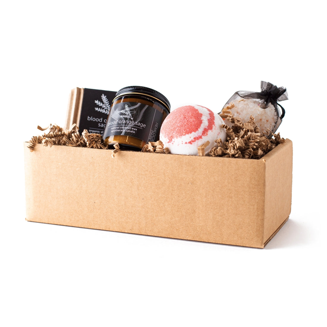 SALE! Blood Orange Sage Artisanal Spa Gift Box by Wild Lark