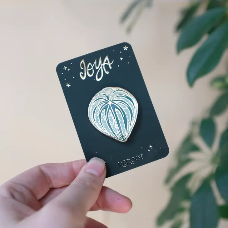 Peperomia Enamel Pin by Wild Lark