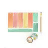 Rainbow Brushstrokes Weekly Planner Notepad by Wild Lark