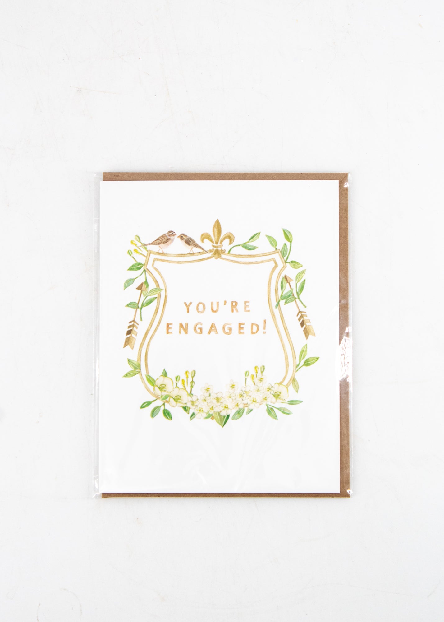 "You're Engaged!" Flowers Card by Wild Lark