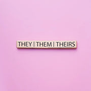 They/Them/Theirs Pronoun Pin by Wild Lark