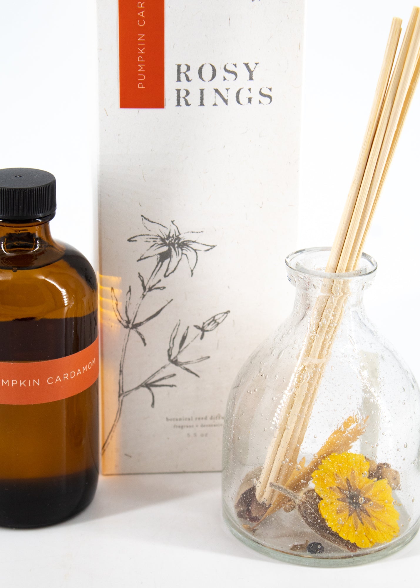SALE! Pumpkin Cardamom Botanical Reed Diffuser by Wild Lark