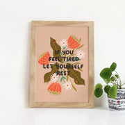 Let Yourself Rest Print by Wild Lark