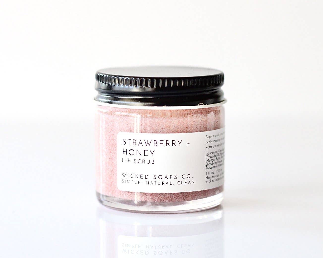 Strawberry + Honey Lip Scrub by Wild Lark