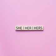She/Her/Hers Pronoun Pin by Wild Lark