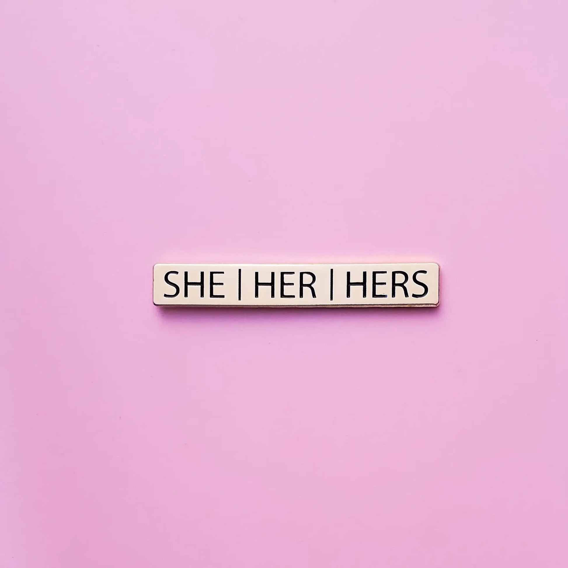 She/Her/Hers Pronoun Pin by Wild Lark