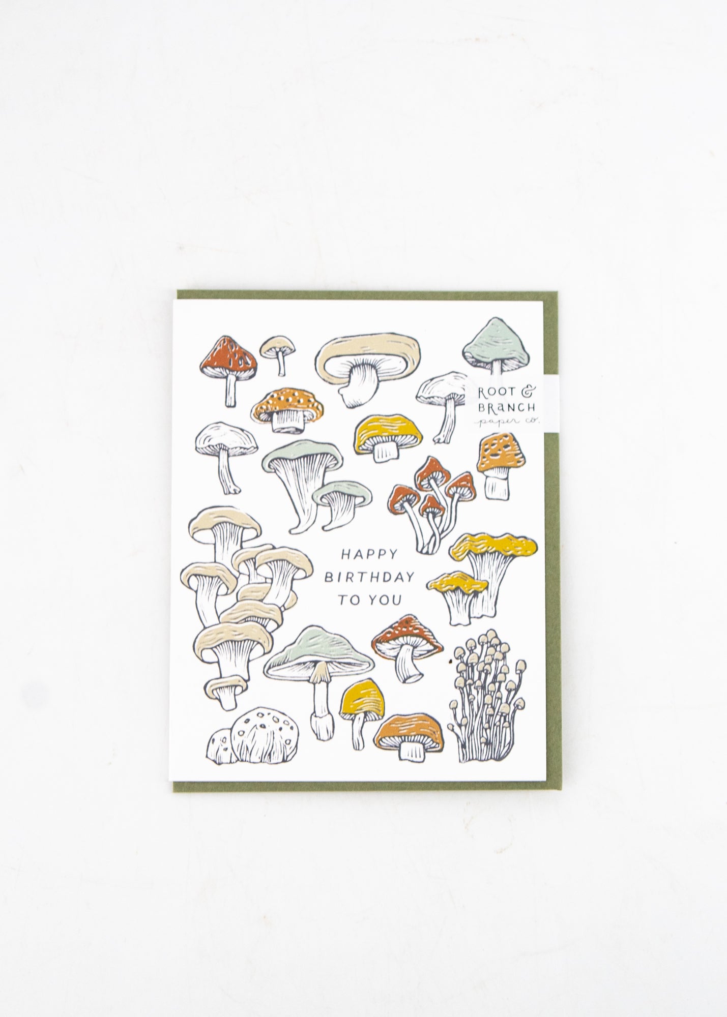 "Happy Birthday to You" Mushroom Card by Wild Lark