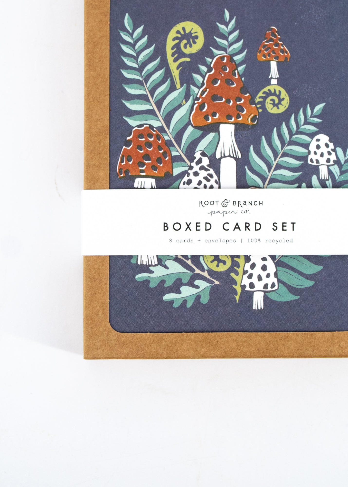 Mushrooms and Ferns Boxed Card Set by Wild Lark