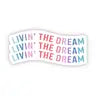 Livin' The Dream Multicolor Sticker by Wild Lark